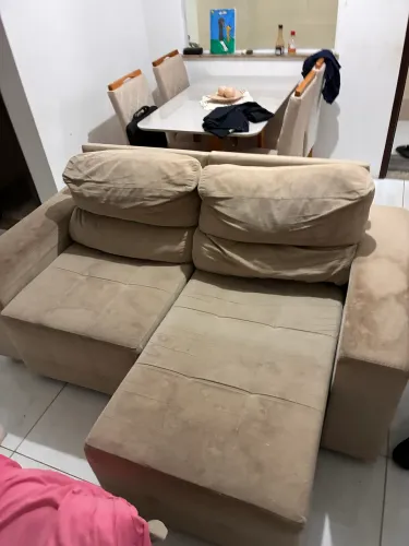 Sofá 2 lugares retrátil