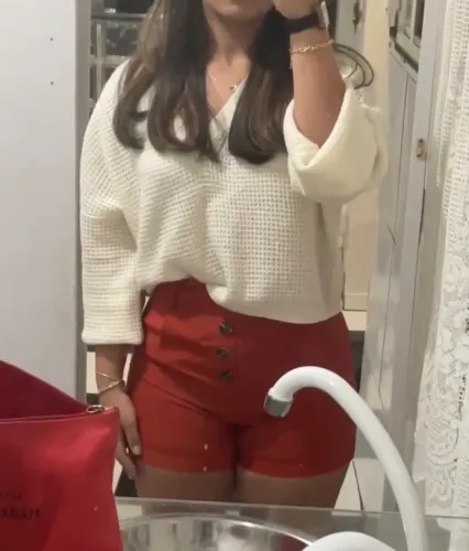 tricot cropped off white cea