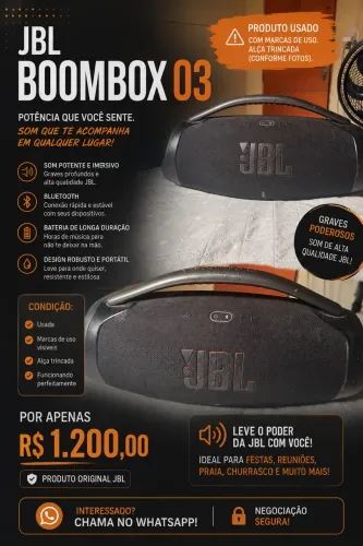 Som JBL BOMBOX3