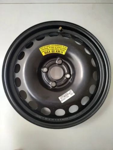Roda de aço original Chevrolet/GM aro 16 do estepe Onix/Prisma
