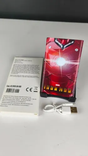 Power Bank Homem de Ferro Marvel - Edição de Colecionador Planeta DeAgostini