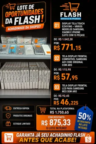 Achadinhos da Flash - Displays e Telas