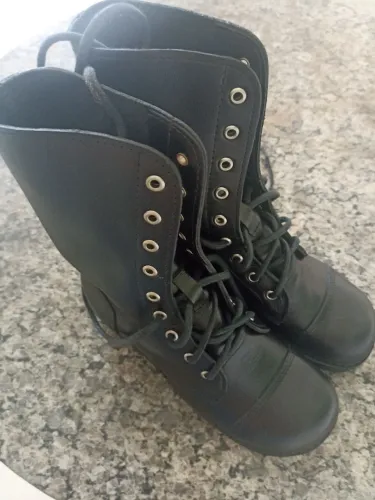 Coturno Vilela Boots Usado Couro