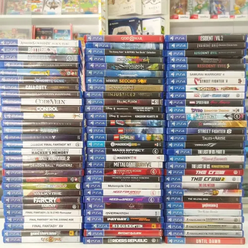 Top jogos disponíveis de Playstation 4, usados em bom estado