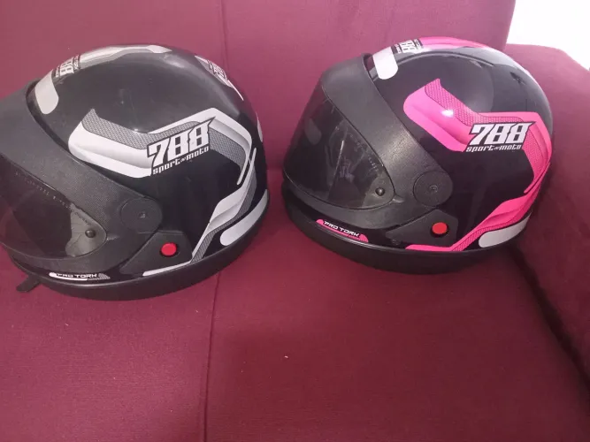 Kit de capacete seminovo 