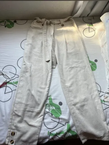 Calça de linho feminina