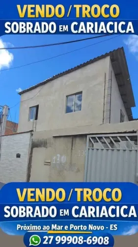 Sobrado aberto a proposta vista pro mar, Cariacica, Espírito Santo, parcelo no cartório,