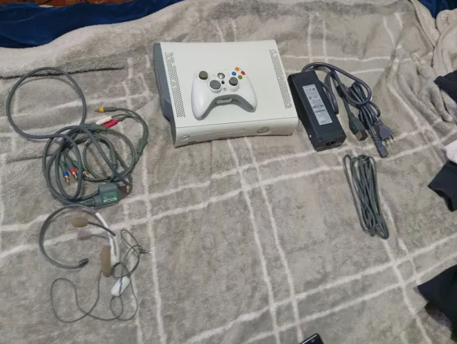 Xbox 360 branco completo