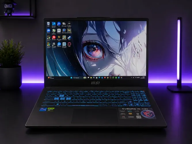 Notebook Gamer MSI CYBORG 15 A12 RTX 4060