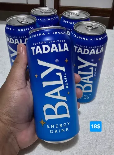 Energético da Baly Tadala 473ml edição limitada 