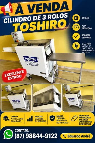 Cilindro 3 rolos Toshiro