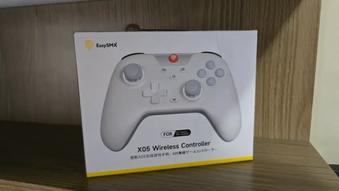 Controle Gamer EasySMX X05 Branco Sem Fio NOVO