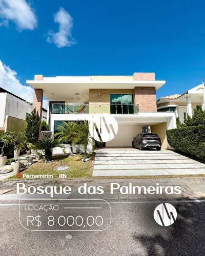 Casa duplex, 4 quartos nos Bosques das Palmeiras - Parnamirim/RN