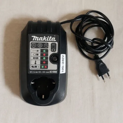 Carregador Makita DC10WB Original 12V Max 10,8V 7,2V Bivolt