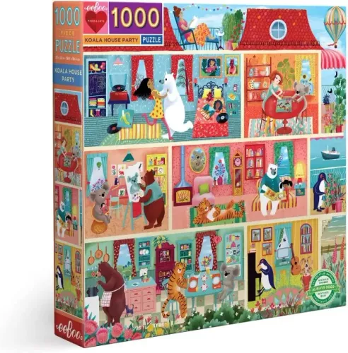 Quebra-cabeça puzzle eeBoo Koala House Party