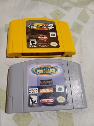tony hawk pro skater 1 e 2  n64 