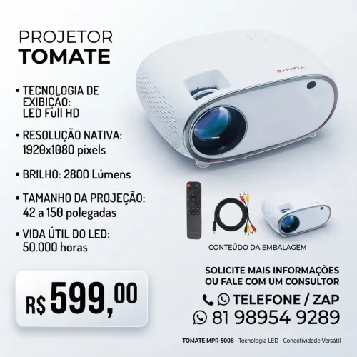 Projetor tomate
