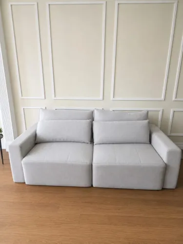 Sofá retrátil Astor 3 lugares (Tok&Stok)