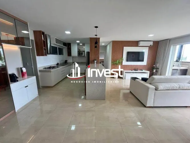 Excelente apartamento de 127 m² com 2 quartos, sendo uma suíte e vista para o Lago - Bairr