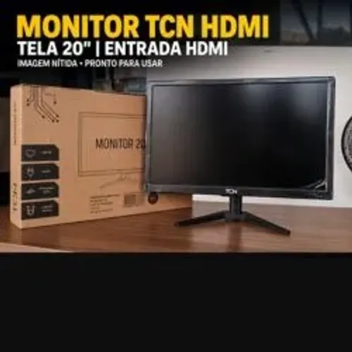 Monitor TCN 20 Polegadas com Entrada HDMI e Garantia