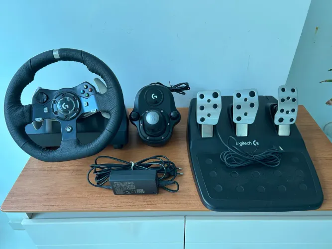 Volante + Cambio Logitech G920 (PC e Xbox)