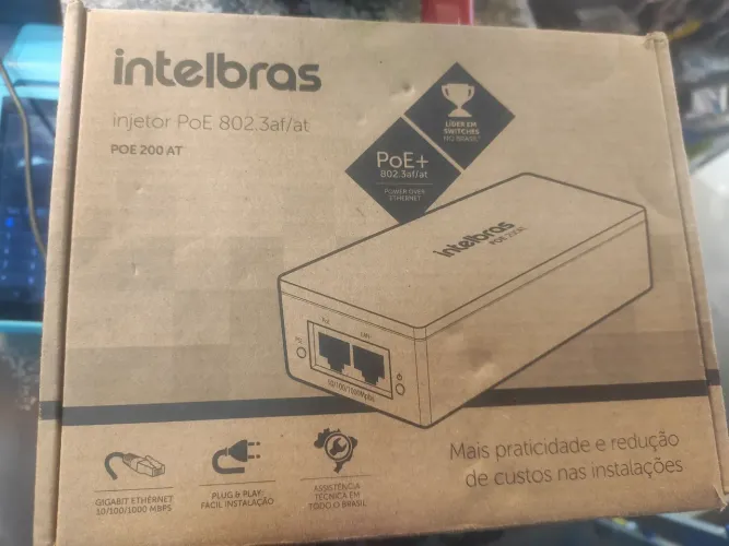 injetor PoE 802.3af/at  POE 200 AT
