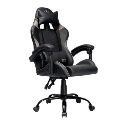 CADEIRA GAMER TGT HERON TC2, PRETO E CINZA, TGT-HRTC-BL03
