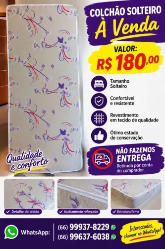 Colchão solteiro
