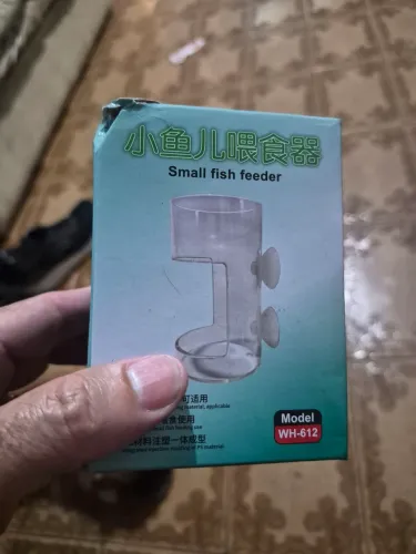 Comedouro Para Peixes De Aquário Em Acrílico Com Ventosa