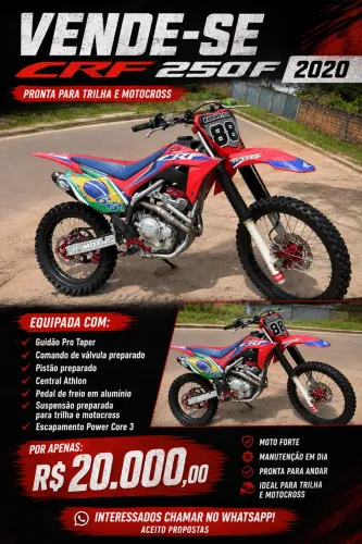 CRF 250F Preparada ano 2020