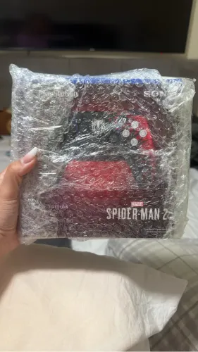 Controle ps5 spider man 2 lacrado intacto no plástico bolha
