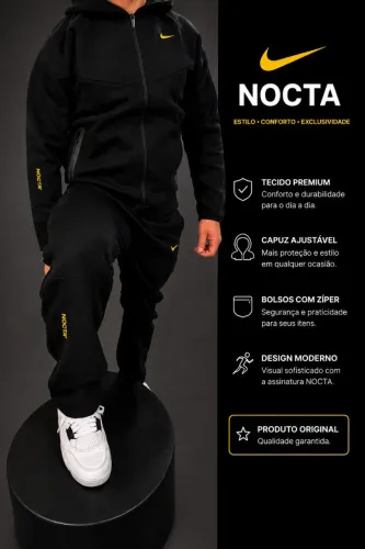 Conjunto Nike nocta teec fleece tamanho G