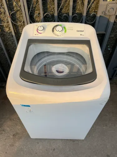 Máquina de lavar Consul 9 kg funcionando perfeitamente