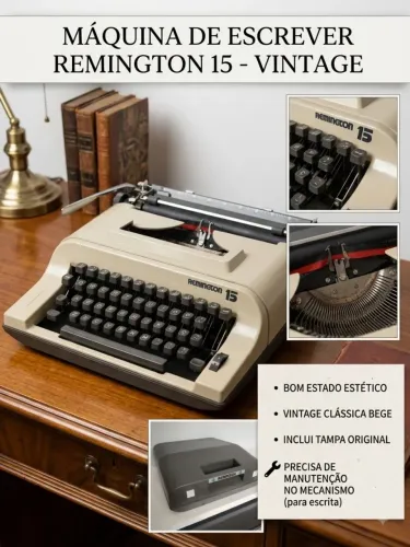 Máquina de escrever Remington 15 