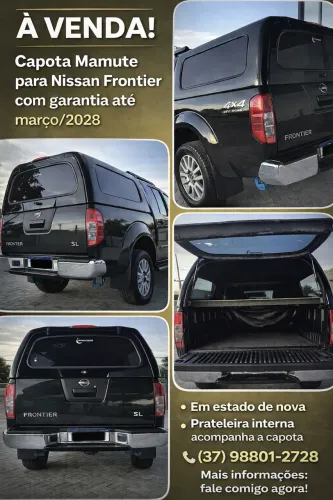Capota de Fibra Mamute para Frontier 2009 a 2016