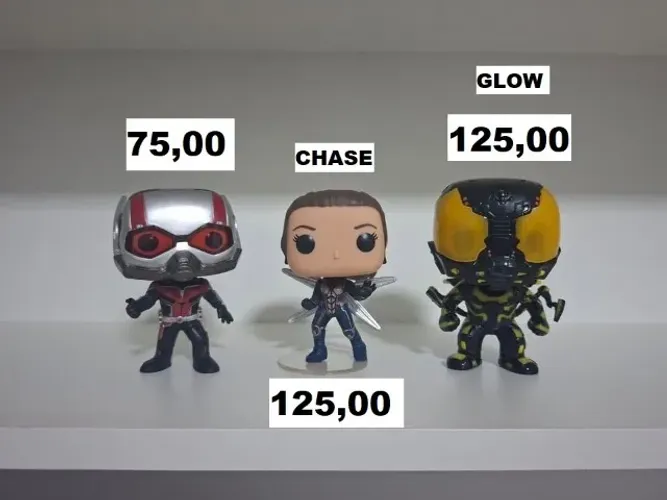 Funko Lote Homen Formiga ( sem caixa) Chase / Glow
