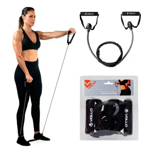 NOVO - Extensor Elástico Fitness Atrio com Alça (ES223) - Fortalecimento e Flexibilidade