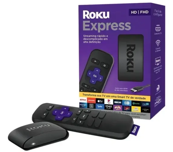 Roku Express | Dispositivo de streaming para TV HD/Full HD