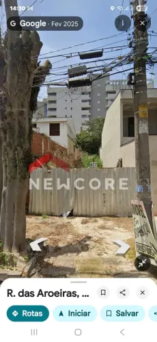 Lote em Rua das Aroeiras - Jardim - Santo André/SP