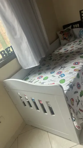 Cama Solteiro com cama Auxiliar