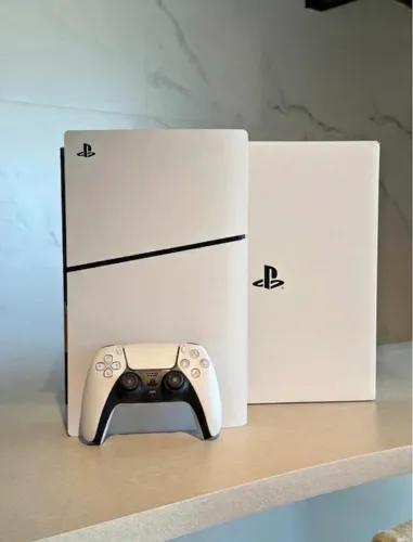 PlayStation 5 ps5 slim digital c/1 controle dualsense original [ ESTADO DE NOVO ]