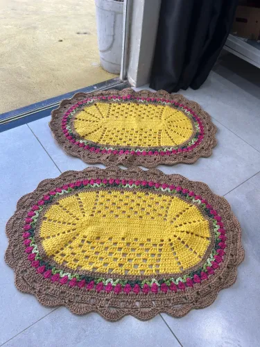 Tapetes de crochê