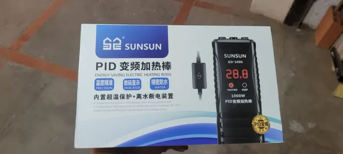 AQUECEDOR COM TERMOSTATO DIGITAL 1000W SUNSUN GD-1000 110V PARA AQUÁRIOS 
