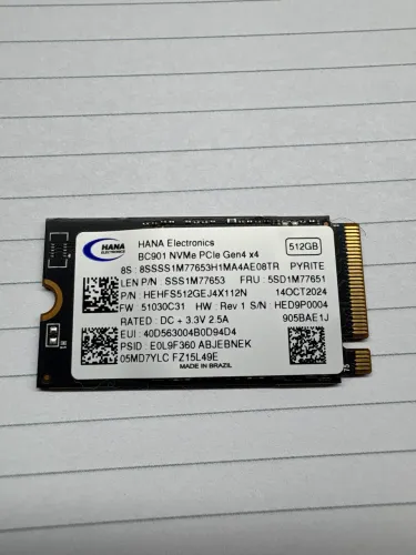 SSD Nvme M.2 512GB