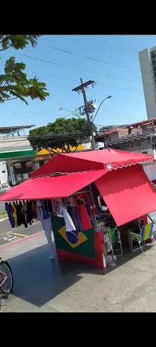 Barraca para trabalhos na rua como ambulante