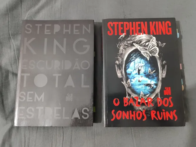 Livros Stephen King - O Bazar dos Sonhos Ruins e Escuridão Total sem Estrelas