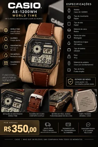 Casio Royale AE1200WH
