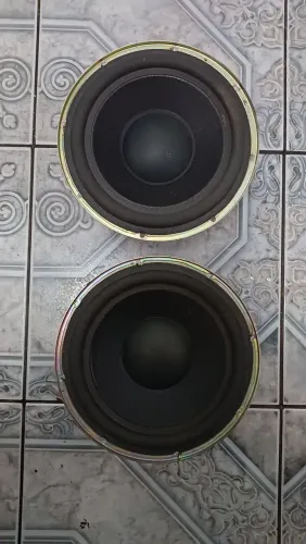 Alto falantes subwoofer bruto potente 8 polegadas 250+250 RMS. Leia a descrição a baixo. 