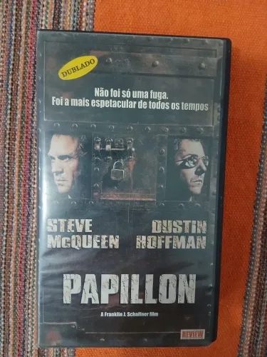 Fita vhs filme papillon dublado usado