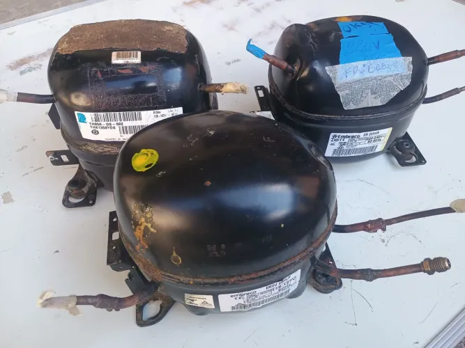 LOTE 3 MOTORES GELADEIRA (FUNCIONANDO)